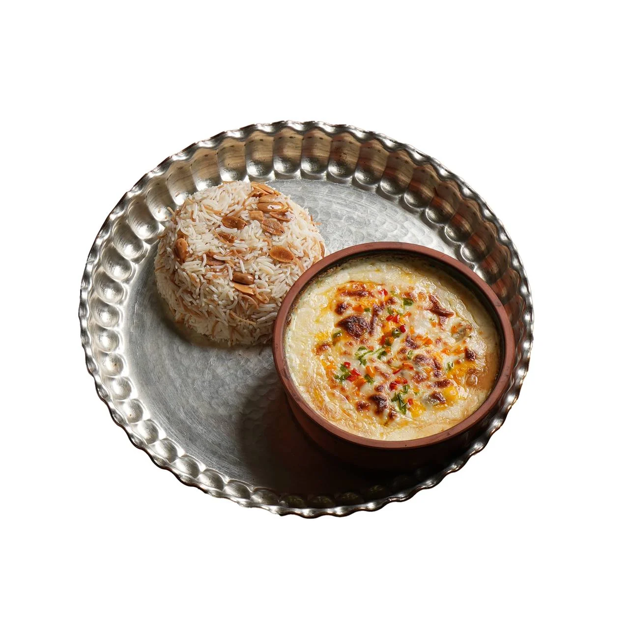 طاووق بالفخار