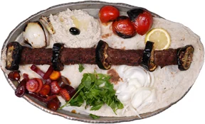 كباب باذنجان (نصف نفر)