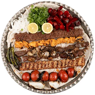 طبق مشاوي مشكل