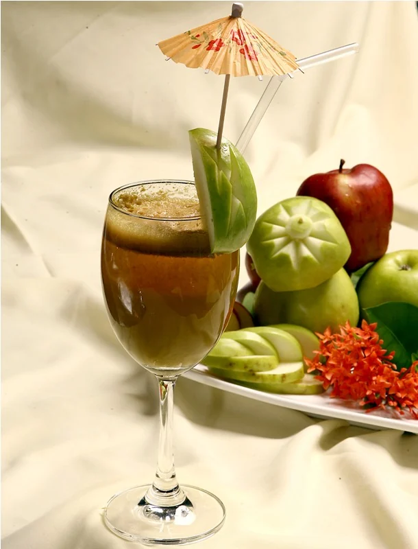 عصير تفاح اخضر