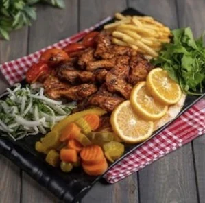 وجبة أجنحة مشوية
