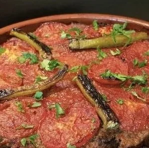فخارة كفتة وبندورة