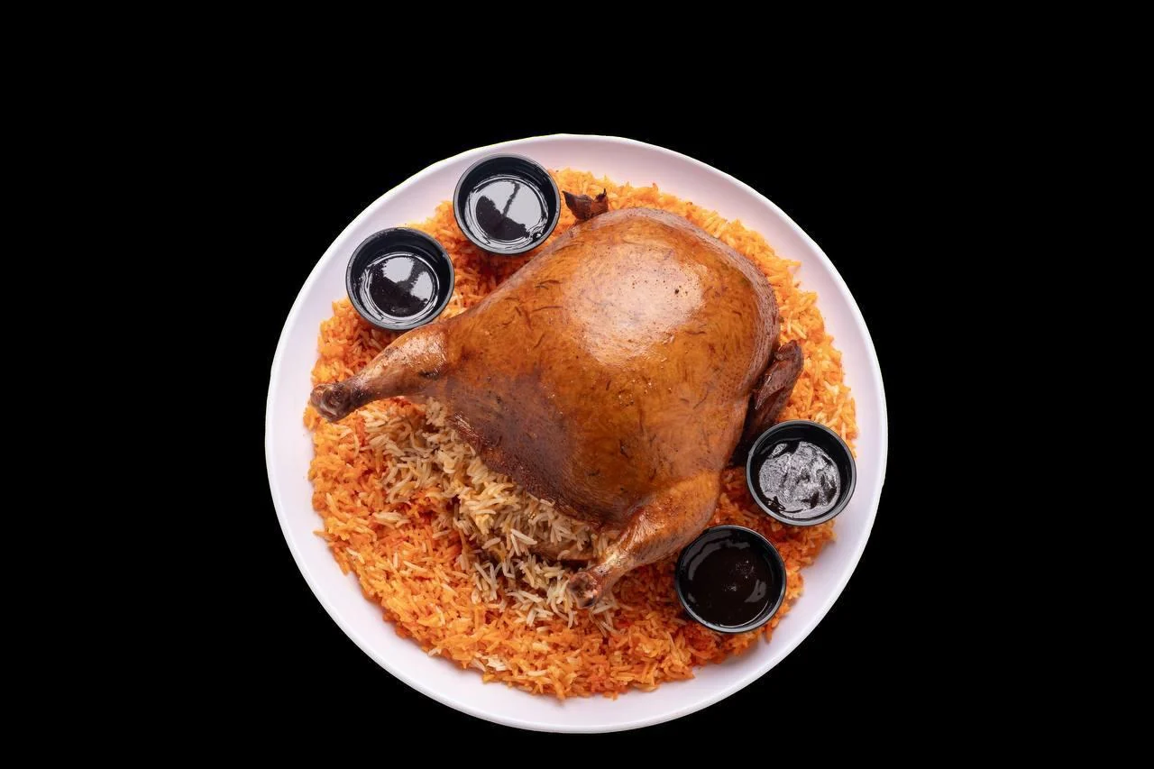 دجاج محشي برياني مدخن