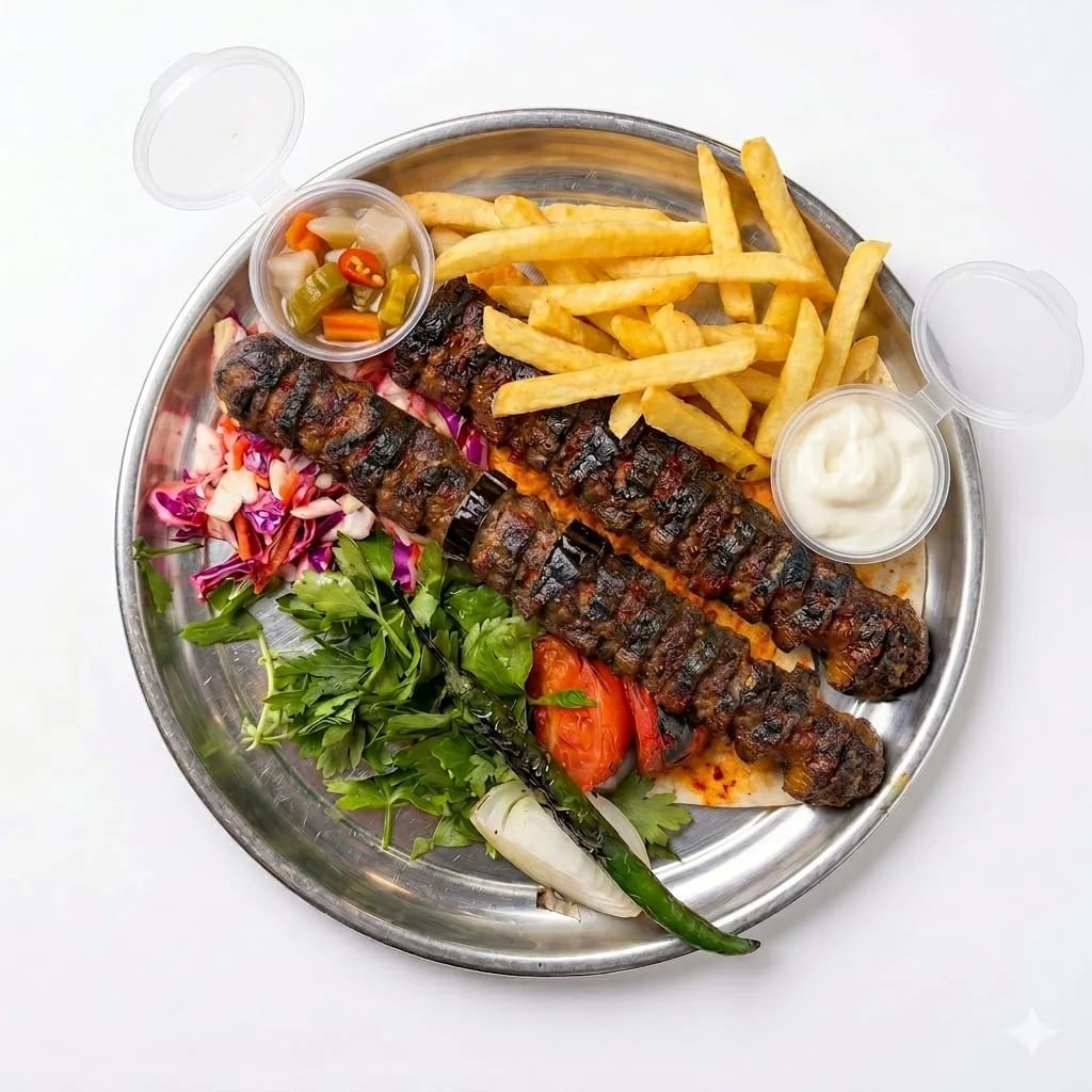 كباب الباذنجان لشخصين (دبل وجبه )