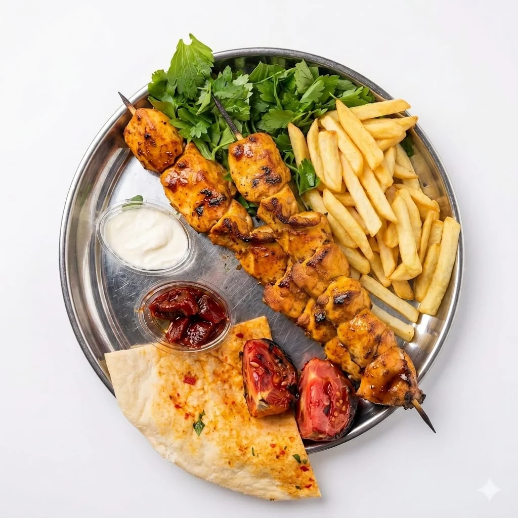 وجبة طاووق الدجاج المتبل لشخصين (دبل)