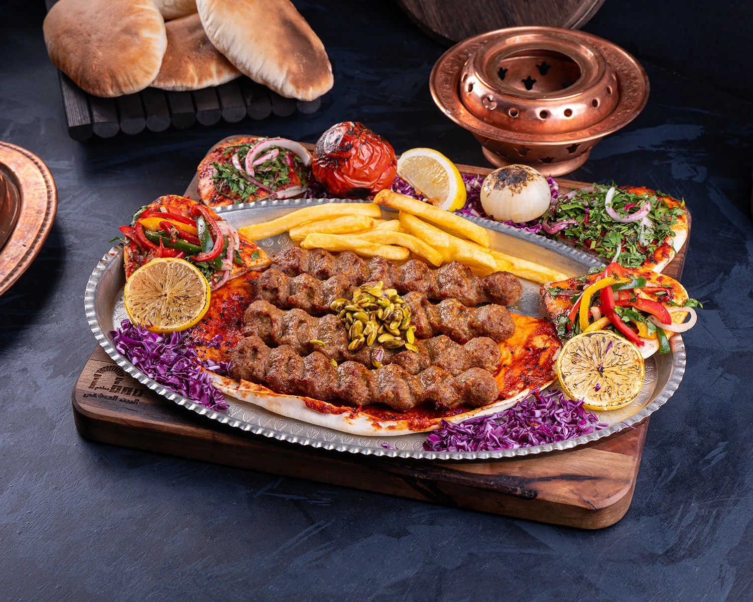 كبة عالسيخ مشوية عالفحم