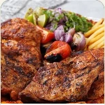 دجاج مسحب نصف